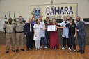 Estudantes do Colégio Estadual da Polícia Militar Dr. Cesar Toledo entregam petição à Câmara de Anápolis