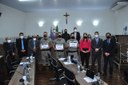 Câmara entrega Moção de Aplauso a policiais militares que impediram estupro de menina de 10 anos Câmara entrega Moção de Aplauso a policiais militares que impediram estupro de menina de 10 anos