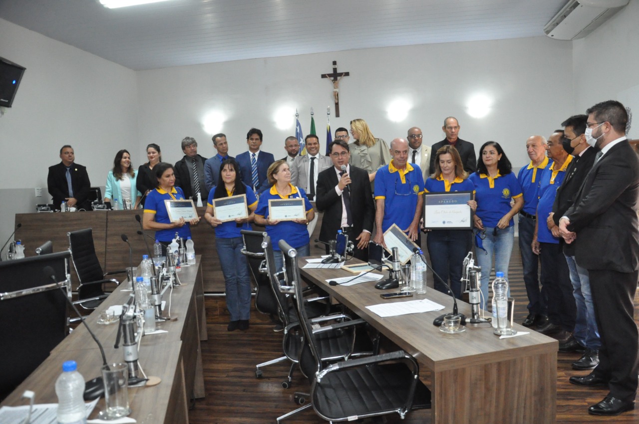 Câmara homenageia Lions Clube pelos 65 anos de história em Anápolis