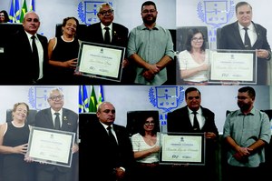 Câmara outorga títulos de cidadania anapolina a Luiz Alberto Dias e a Ronaldo Luiz de Miranda 