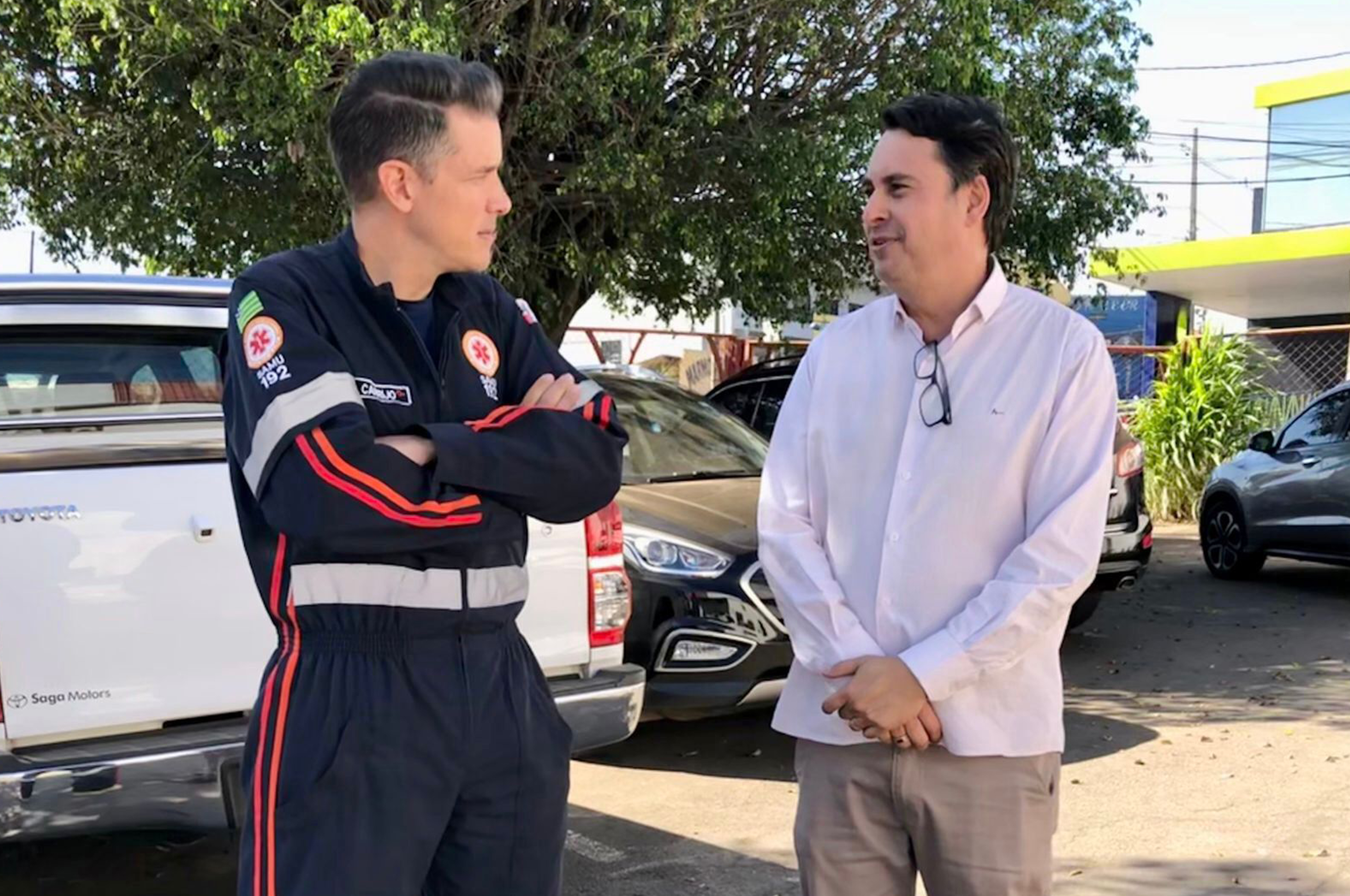 Jean Carlos visita base principal do Samu 192 e informa sobre iniciativa para ampliar quantidade de desfibriladores