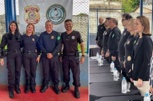 Policial Federal Suender participa de projeto social da PF em escola municipal