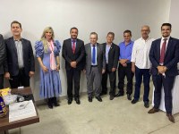 Procurador da Câmara Municipal recebe comitiva do Rotary Club