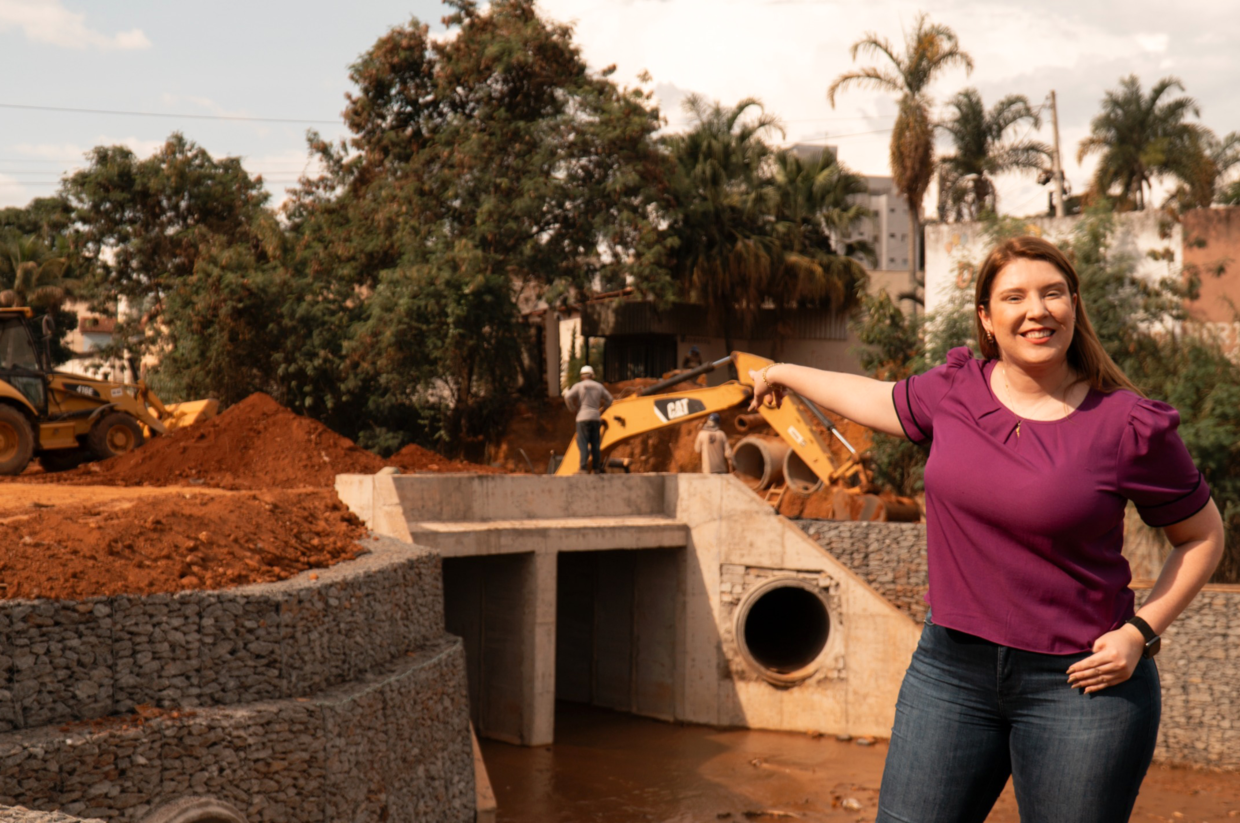 Vereadora Andreia Rezende amplia os trabalhos de fiscalização de obras