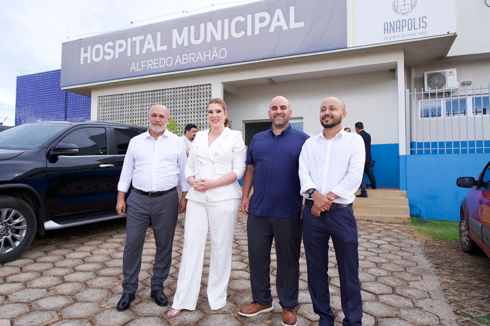 Vereadores participam da abertura de portas do Hospital Municipal Alfredo Abrahão