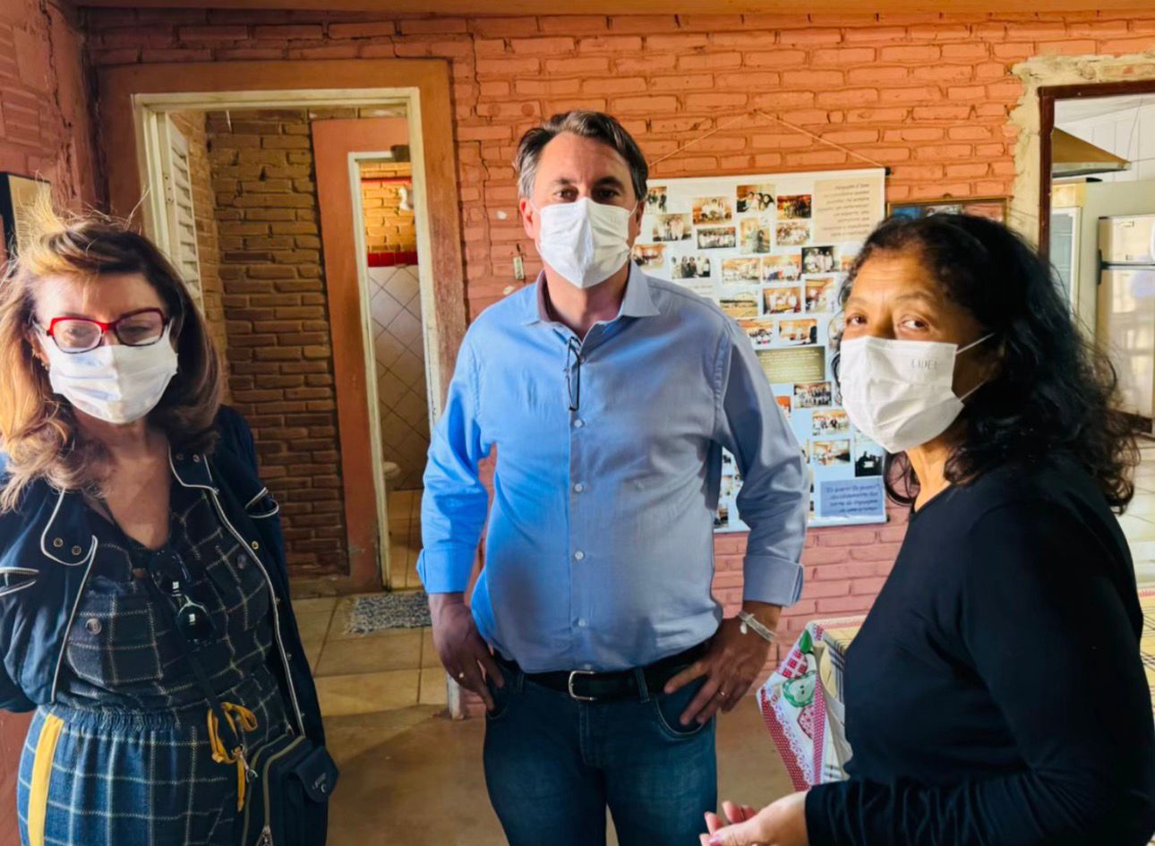 SOCIAL: Jean Carlos reforça apoio ao Projeto Brasil durante visita à Vila Jaiara